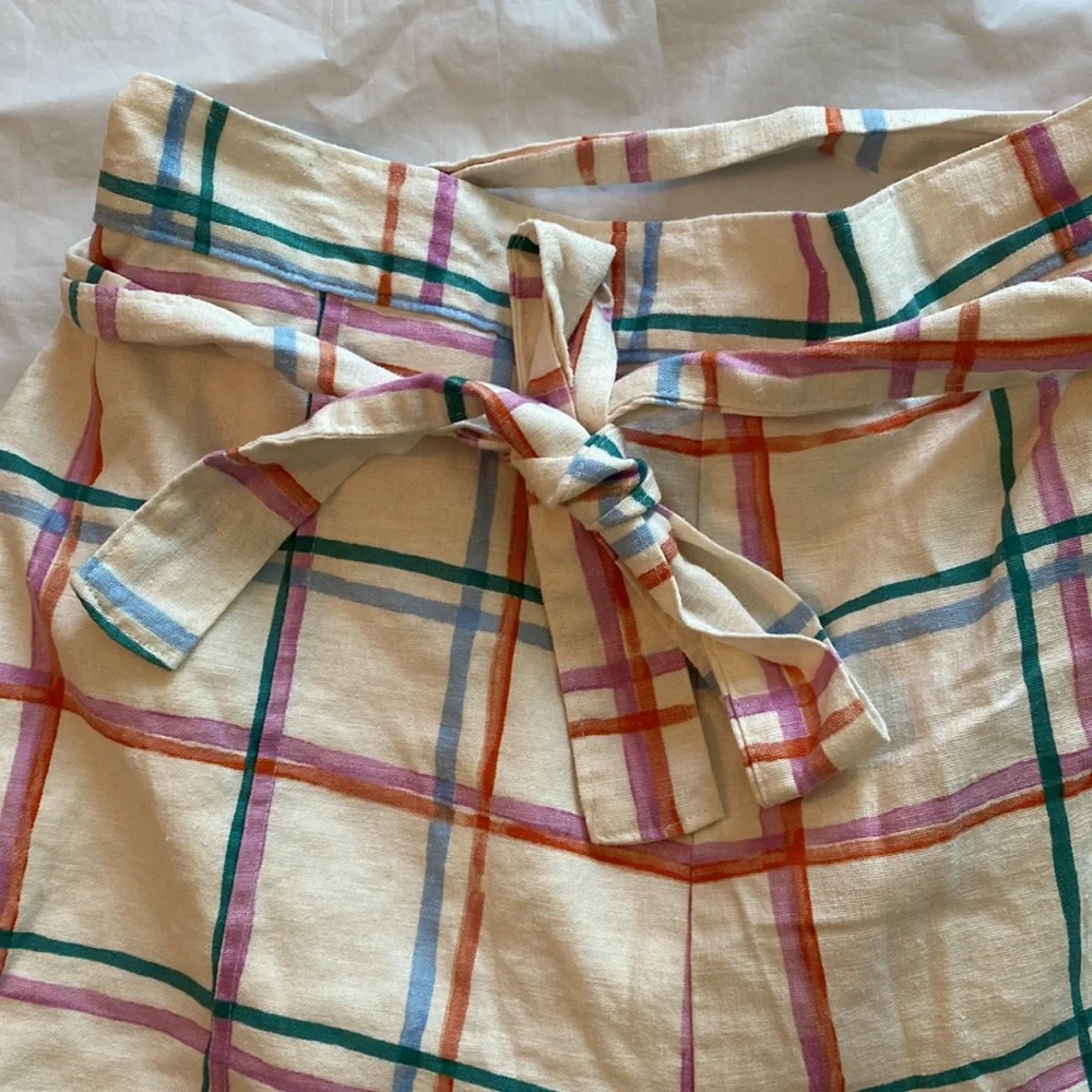 WayF Womens Plaid Shorts Size Medium - Picture 2 of 5